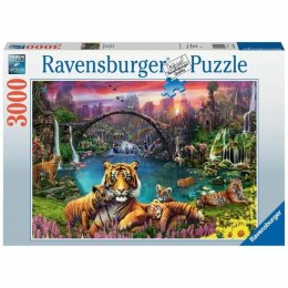 Układanka puzzle Ravensburger Tigers in the lagoon 3000 Części
