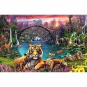 Układanka puzzle Ravensburger Tigers in the lagoon 3000 Części