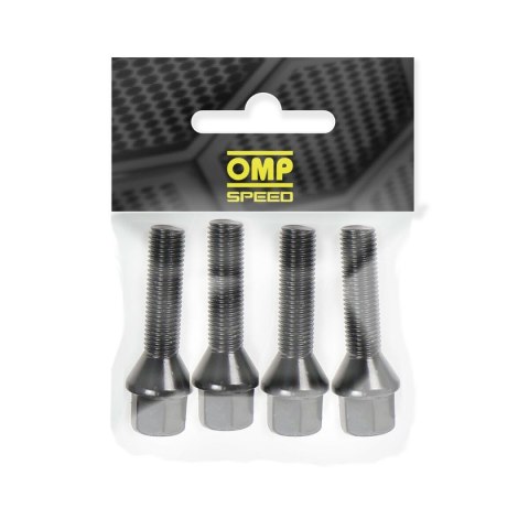 Śruby do kół OMP OMPS09521401 M14 x 1,25 4 Sztuk