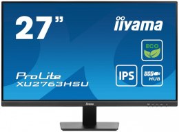 Monitor 27 cali ProLite XU2763HSU-B1 IPS,100HZ,ECO,3ms,SLIM,HDMI,DP,2x USB3.2 TCO,EPEAT