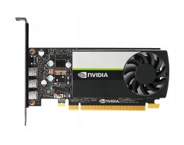 Karta graficzna Nvidia T400 4GB, GDDR6, 3x mini DisplayPort, 30W,PCI Gen3 x16, FH ATX bracket