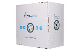 Kabel sieciowy Extralink EX.8710 (FTP; 305m; kolor czarny)