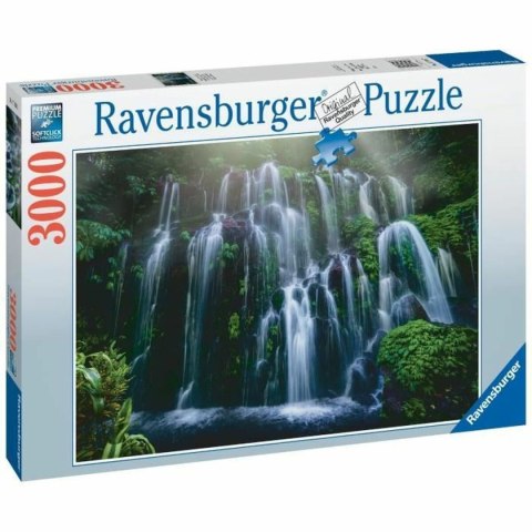 Układanka puzzle Ravensburger Chutes d'eau, Bali Paysage et nature 3000 Części