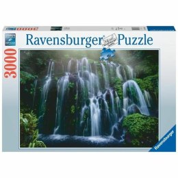 Układanka puzzle Ravensburger Chutes d'eau, Bali Paysage et nature 3000 Części