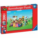 Układanka puzzle Ravensburger SUPER MARIO 200 Części