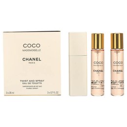 Zestaw Perfum dla Kobiet Chanel Twist & Spray Coco Mademoiselle 3 Części
