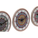 Stolné hodiny Home ESPRIT Ceramika Mandala 16 x 1 x 16 cm
