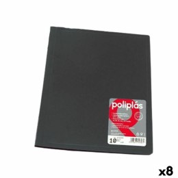 Folder organizacyjny Grafoplas Czarny A4 (8 Sztuk)