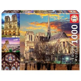Układanka puzzle Educa Notre Dame 1000 Części