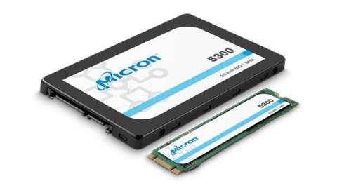 Dysk SSD Micron 5300 MAX 3.84TB SATA 2.5" MTFDDAK3T8TDT-1AW1ZABYYT (DWPD 5) Tray