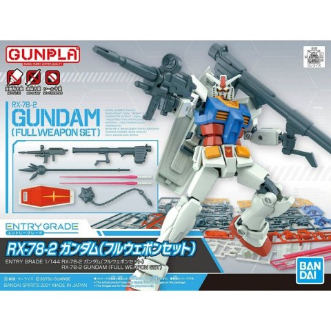 Przegubowa Figura Bandai GUN62033 ENTRY GRADE RX