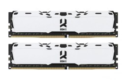 GOODRAM DDR4 16GB PC4-25600 (3200MHz) 16-20-20 DUAL CHANNEL KIT IRDM X WHITE 1024x8