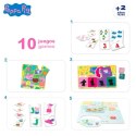 Zabawa Edukacyjna Peppa Pig Edu Games Collection 24,5 x 0,2 x 24,5 cm (6 Sztuk) 10 w 1