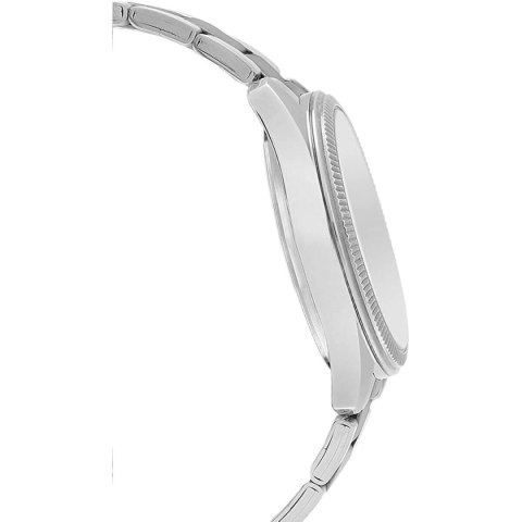 Zegarek Męski Casio DATE Czarny Srebrzysty (Ø 39 mm)