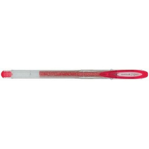 Długopis z płynnym atramentem Uni-Ball Sparkling UM-120SP Czerwony 0,5 mm (12 Części)