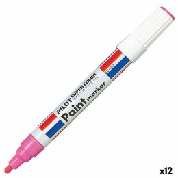 Marker permanentny Pilot SC-PM-P Różowy (12 Sztuk)