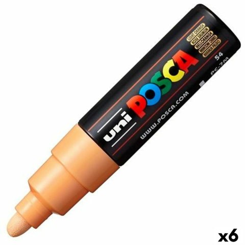 Mazaki POSCA PC-7M Light Pomarańczowy 6 Sztuk