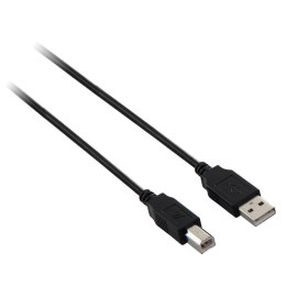 Kabel USB A na USB B V7 V7E2USB2AB-05M Czarny 5 m