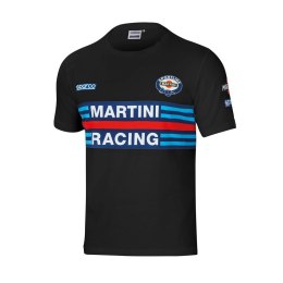 Koszulka z krótkim rękawem Męska Sparco Martini Racing Czarny
