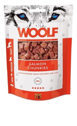 WOOLF Przysmak Salmon Chunkies dla psa 100g