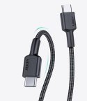 CB-CD45 nylonowy kabel Quick Charge USB C - USB C | 0,9m | 3A | 60W PD | 20V