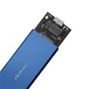 Obudowa | kieszeń na dysk M.2 SSD | SATA | NGFF | USB 3.0 | Superspeed 5Gb/s | 2TB | Niebieska