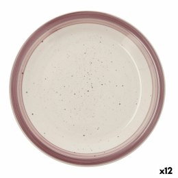 Płaski Talerz Quid Allegra Peoni Dwuowy Ceramika Ø 27 cm (12 Sztuk)
