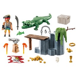 Playset Playmobil 71473 Krokodyl Pirat 59 Części