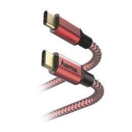 Kabel ładujący USB-C 1,5m Czerwony