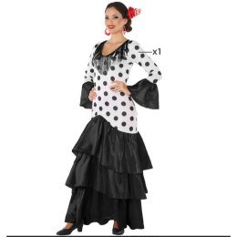 Kostium dla Dorosłych Czarny Tancerka Flamenco Hiszpania - XL
