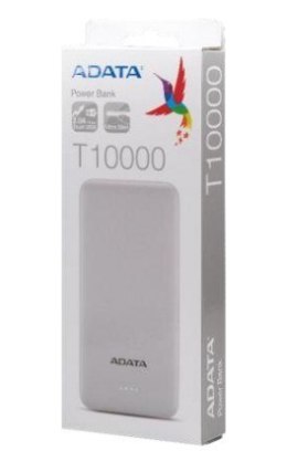 POWER BANK USB 10000MAH WHITE/AT10000-USBA-CWH ADATA