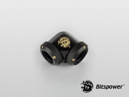 Bitspower Multi-Link Adapter 90 stopni 12 mm OD do 12 mm OD Hardtube - sadza