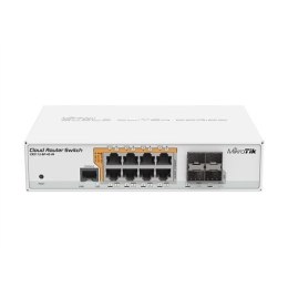 Ilość portów MikroTik Cloud Router Switch CRS112-8P-4S-IN SFP 4, komputer stacjonarny, podwójne zasilanie: 28 V 3,4 V w zestawie