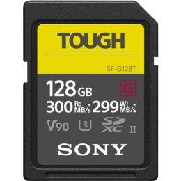 Sony | Wytrzymała karta pamięci | UHS-II | 128 GB | Złącze SDXC | Pamięć flash klasy 10