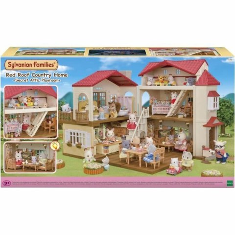 Playset Sylvanian Families Red Roof Country Home Miniaturowy Dom Królik