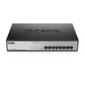 D-Link | Przełącznik | DGS-1008MP | Niezarządzane | Możliwość montażu w stojaku | Ilość portów 1 Gb/s (RJ-45) 8 | Ilość portów P