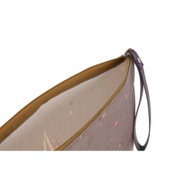 Neseser DKD Home Decor Brązowy Kolor Zielony Bordeaux Płótno Yoga 31 x 1 x 21 cm (3 Sztuk)