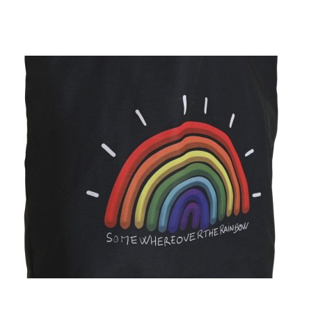 Torba z tkaniny DKD Home Decor Czarny Poliester Nylon 43 x 15 x 40 cm (2 Sztuk)