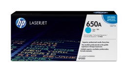 HP 650A - błękitny - oryginalny - LaserJet -