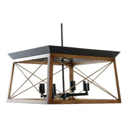 Lampa Sufitowa DKD Home Decor Brązowy Czarny Drewno Metal 220 V 50 W (50 x 50 x 130 cm)
