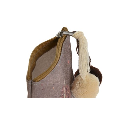 Portfel DKD Home Decor Brązowy Kolor Zielony Bordeaux Yoga (3 Sztuk)