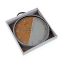 Zegar Ścienny Versa Cork Szary Plastikowy 4,5 x 30 x 30 cm