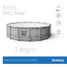 Bestway Basen Stelażowy Steel Pro MAX 16' x 48