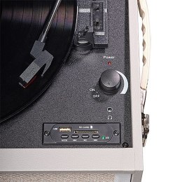 Gramofon retro z radiem FM, Bluetooth i USB Denver