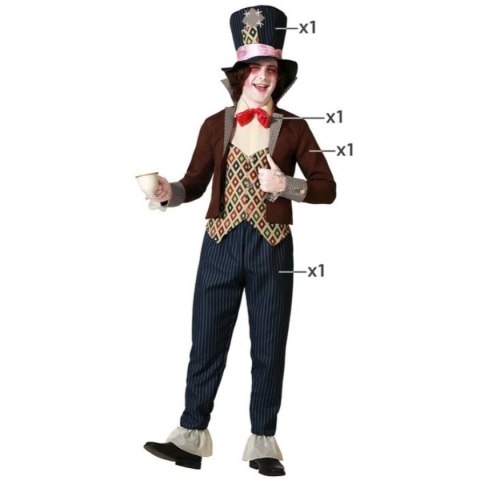 Kostium dla Dorosłych Szalona Dziewczyna Kapelusznika - M/L