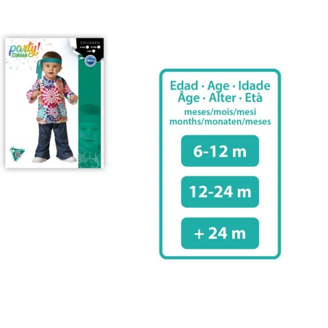 Kostium dla Niemowląt Hippie - 6-12 miesięcy