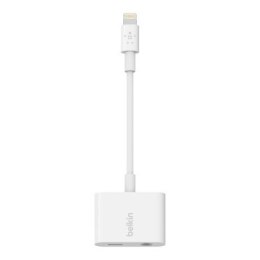 AUDIO CHARGE ROCKSTAR ADAPTER/FOR IPHONE 7/7 PLUS WHITE