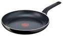 TEFAL | C2720553 Start&Cook | Patelnia | Smażenie | Średnica 26 cm | Nadaje się do płyty indukcyjnej | Uchwyt stały | Czarny