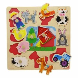 Drewniane Puzzle dla Dzieci Goula 53025 (12 pcs)