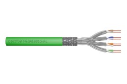 Kabel instalacyjny DIGITUS kat.8.2, S/FTP, Dca, AWG 22/1, LSOH, 500m, zielony, szpula